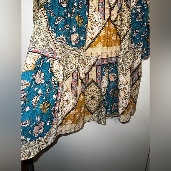 Andrée By Unit Floral Dress Size 1X Mid-sleeve - Picture 5 of 8